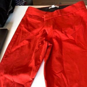 Banana republic work pants size 2 red